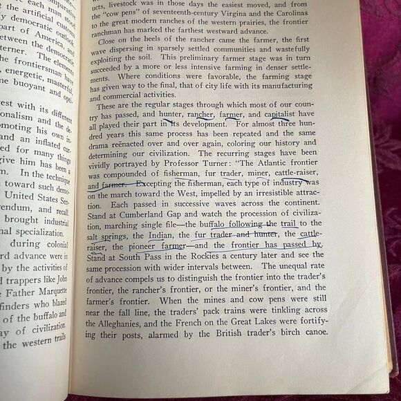 1924 Vintage Book: American Economic History by Harold Underwood Faulkner - Picture 7 of 12